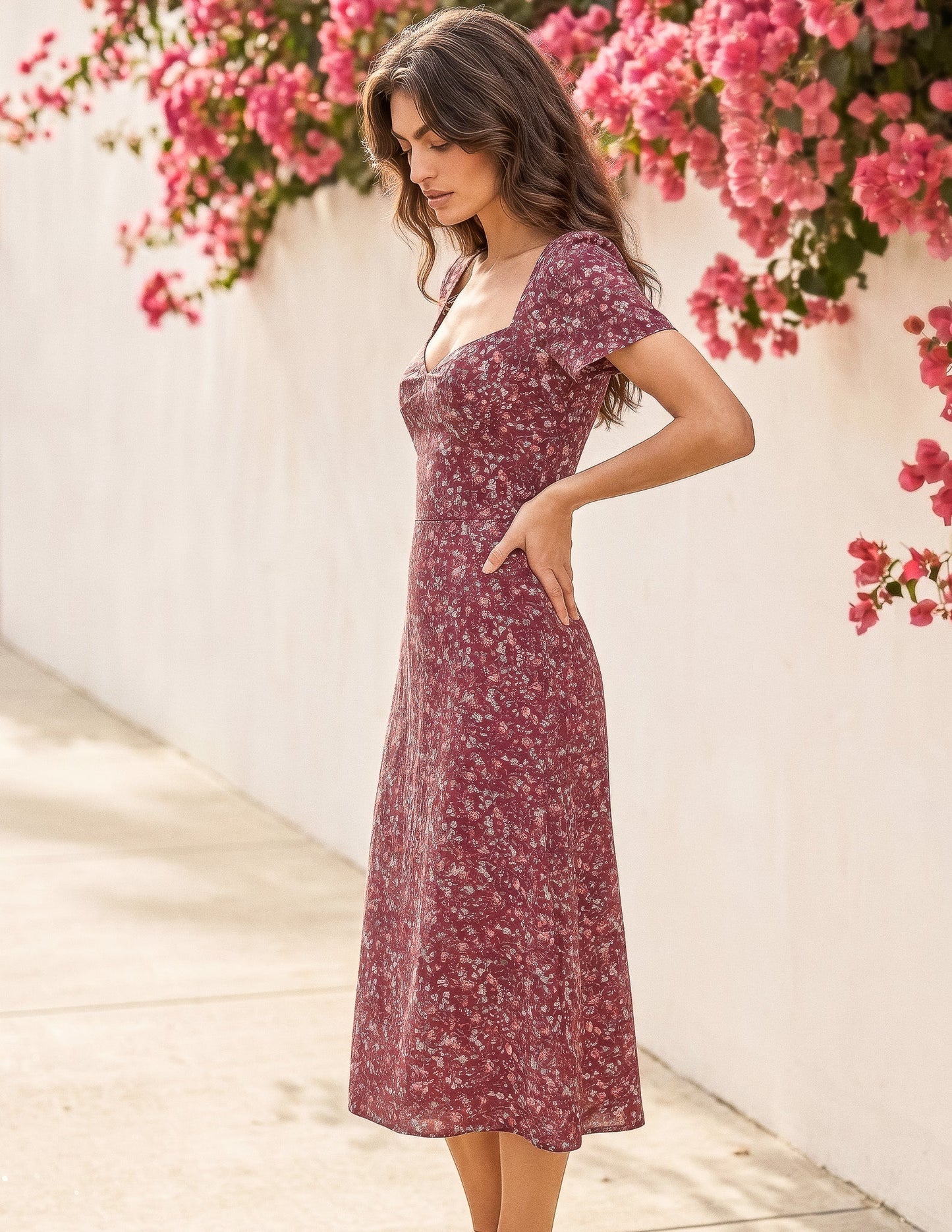 Celeste Midi Dress – Graceful Silhouette | Timeless Women's Fashion Dress