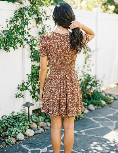 Gabrielle Mini Dress – Lightweight Tencel | Effortless Boho Chic Look