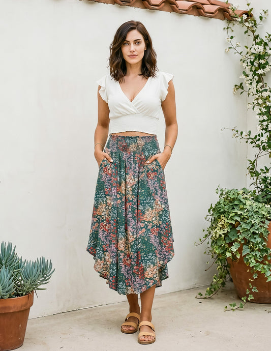Mia Midi Skirt – Soft Tencel | Elegant Skirt to Pair with Any Dress Top