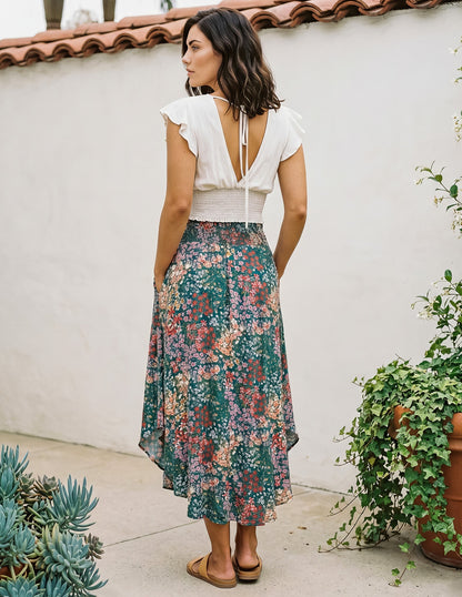 Mia Midi Skirt – Soft Tencel | Elegant Skirt to Pair with Any Dress Top